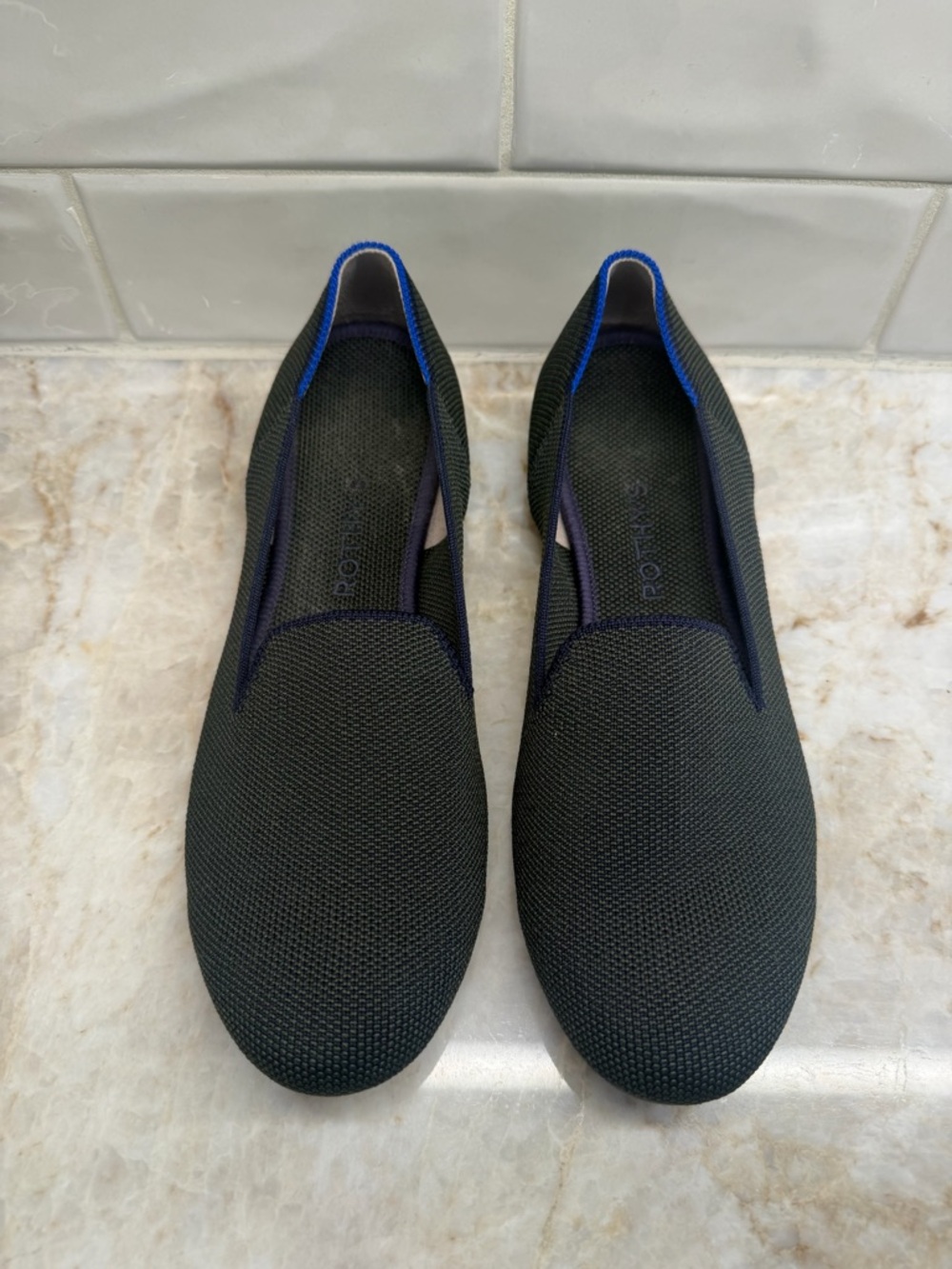 Rothy’s The Loafer in Highland Green